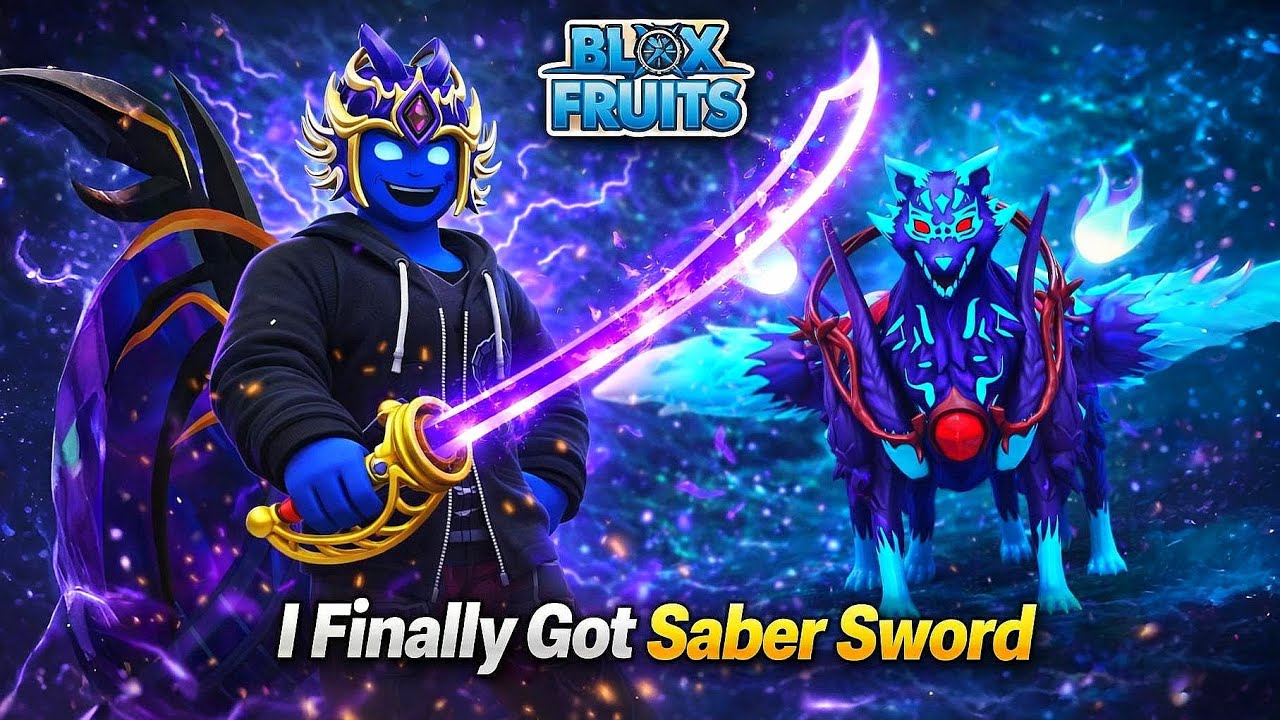I Finally Got Saber Sword in Blox Fruits! 😱⚔️ Impossible Quests 😭