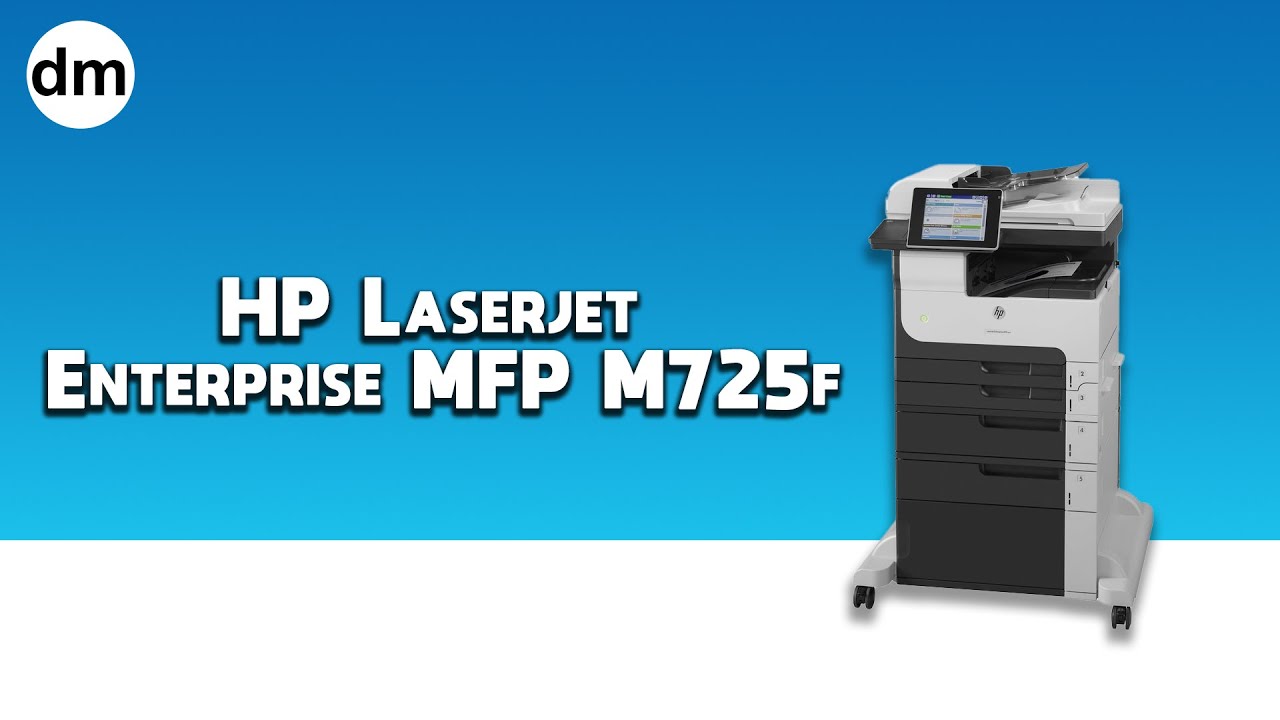 HP LaserJet Enterprise MFP M725f | Advanced Business Printer for Every Workflow |  Direct Macro