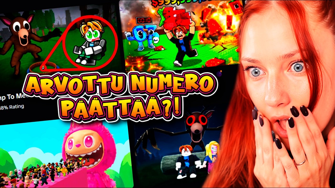 Roblox, Numerot Arpoi TAAS Mitä Pelataan?! 😭 (Part 2)