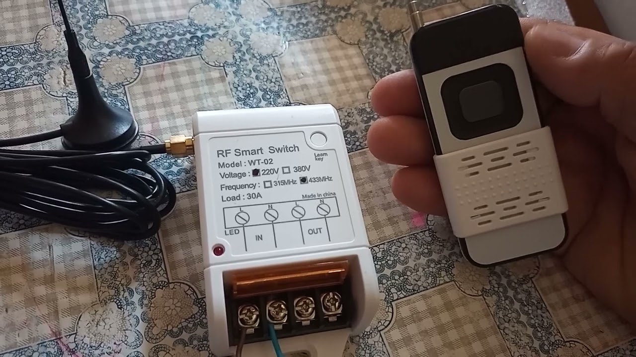 Como Configurar Controle Remoto no Receptor  Longo Alcance 220v 30A