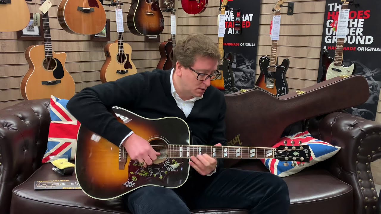 Gibson Hummingbird Vintage Sunburst SSHBVSN19