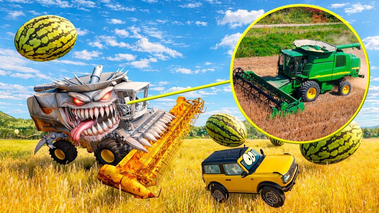 КАК ОСТАНОВИТЬ КОМБАЙН ПОЖИРАТЕЛЬ! Ищем монстра в реальной жизни и в игре. Гоша и Чич.