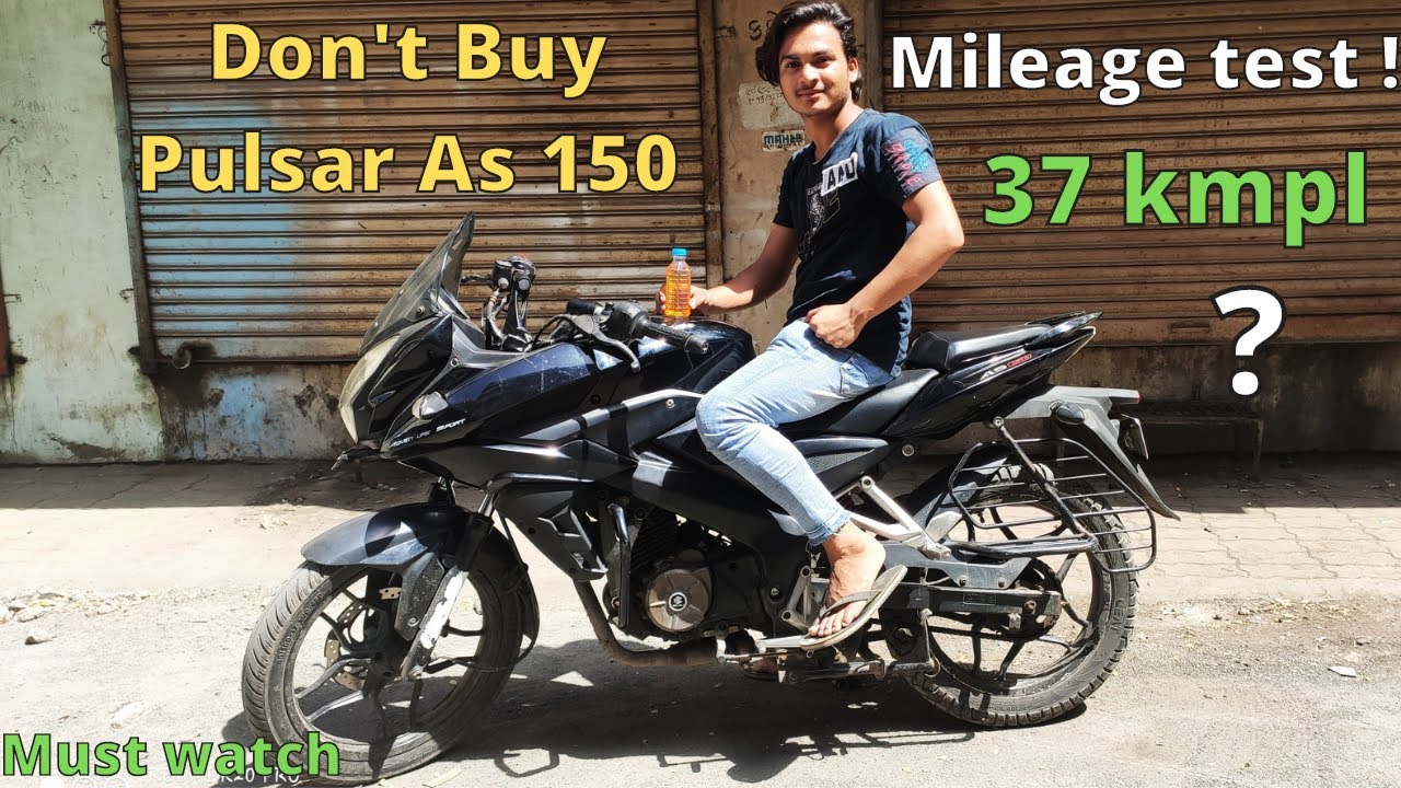 Bajaj Pulsar AS 150 Real Mileage Test | 37 KMPL ?