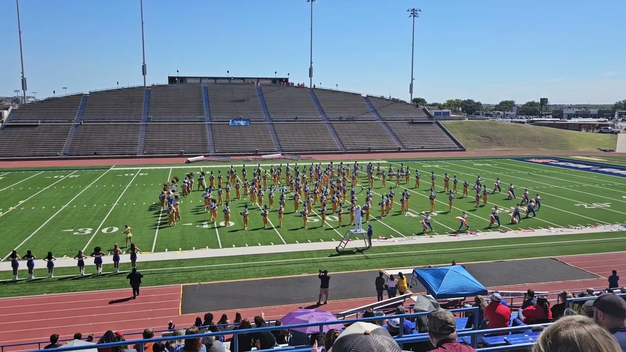 Angelo State University exhibition at Concho Classic Marching Festival 2023