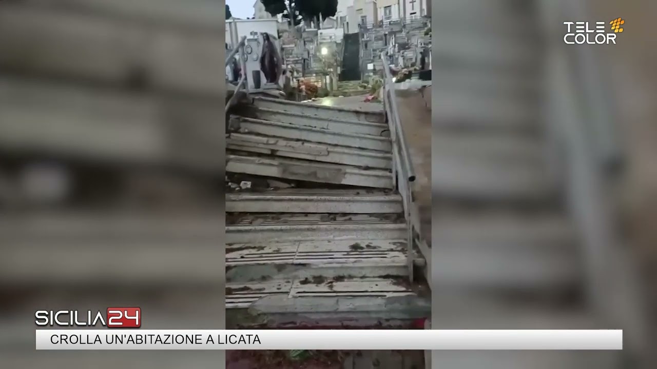 Maltempo: crolla una palazzina a Licata