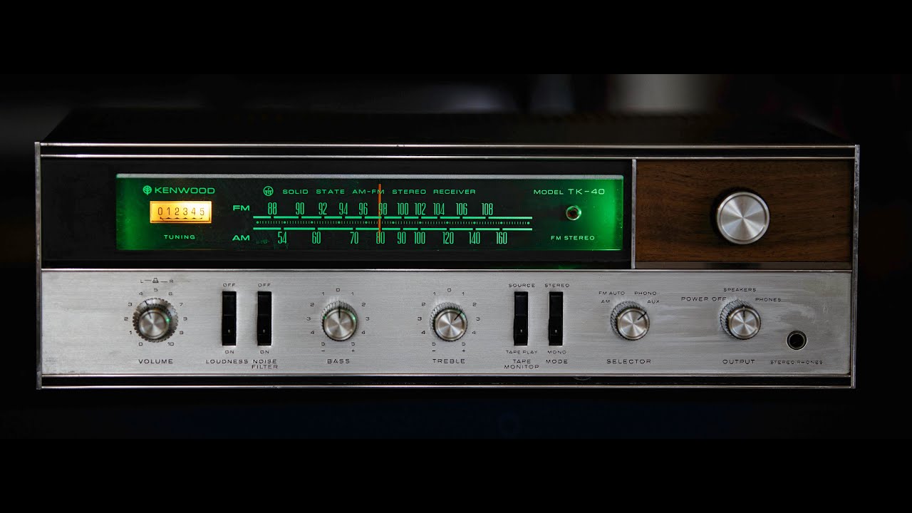Ресивер Kenwood TK-40 — Обзор винтажной аудиотехники, выпуск № 202