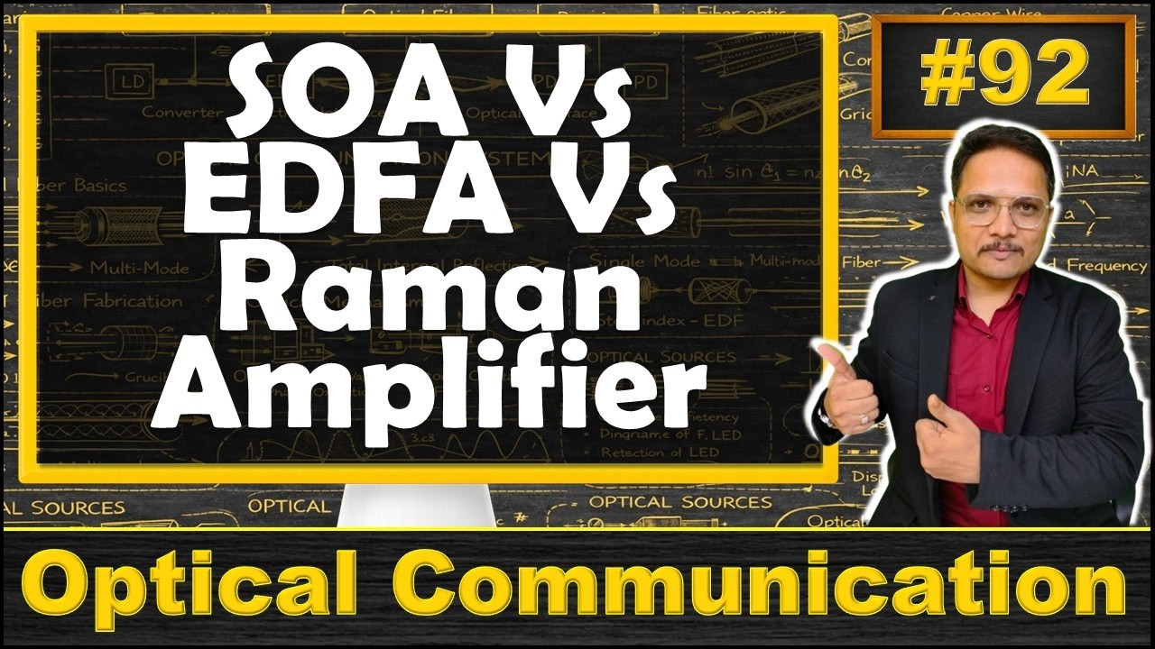 SOA Vs EDFA Vs Raman Amplifier Explained