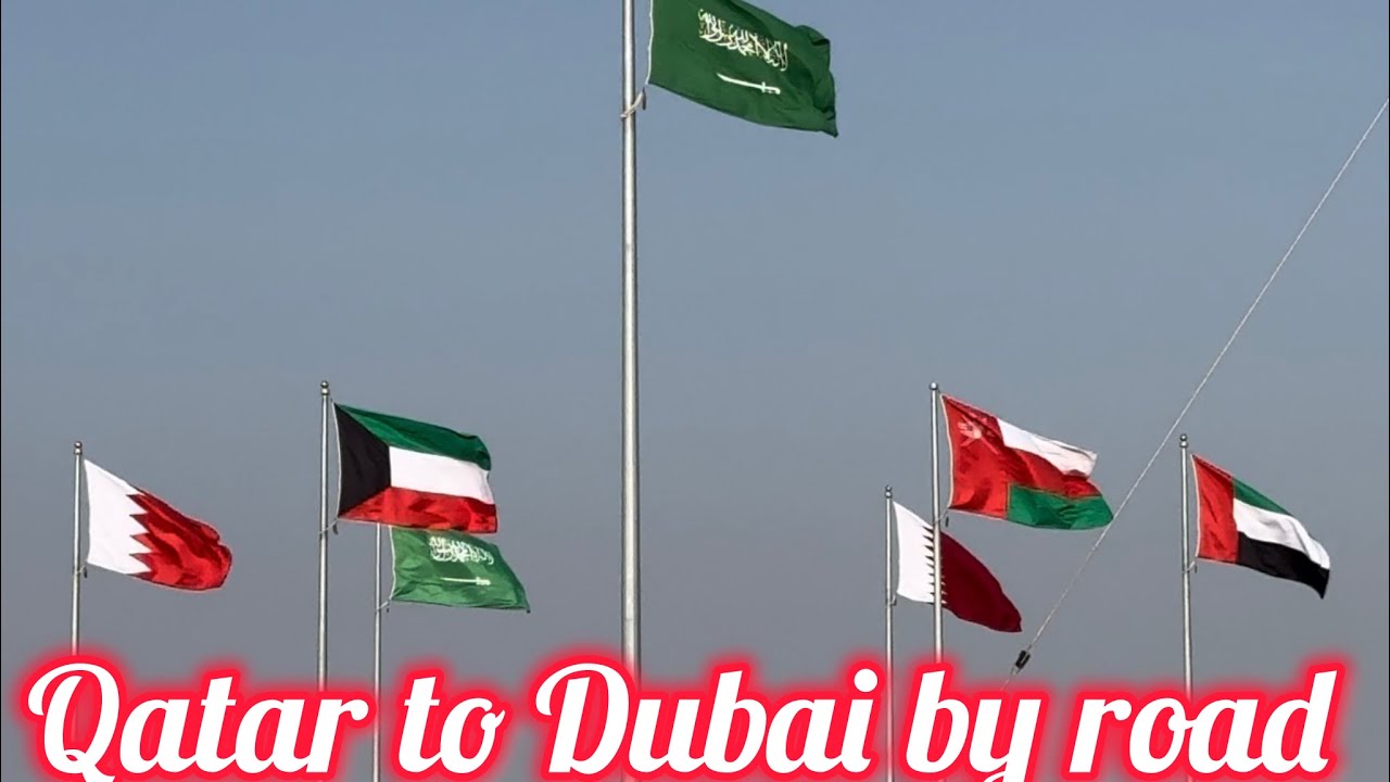 Qatar to Dubai by road 🚘|| Travel Vlog || Lucky Vlogs