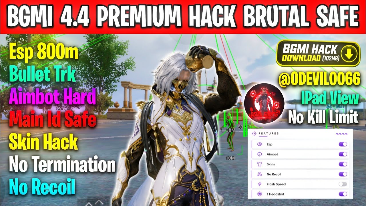 BGMI HACK 4.4 | BGMI 4.4 MOD APK | BGMI ESP HACK | BGMI NEW HACK TODAY | HOW TO HACK BGMI HACK
