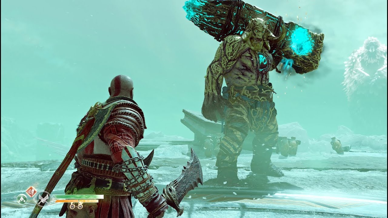 God Of War (PS4) - Boss #11 - Máttugr Helson - NO DAMAGE [GIVE ME GOD OF WAR]