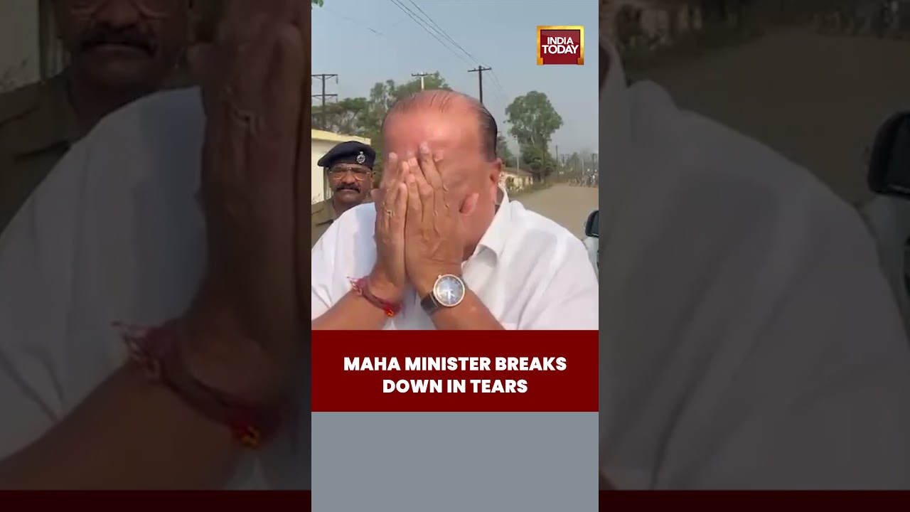 Ajit Pawar Death News | Maharashtra Minister Hasan Mushrif Breaks Down in Tears