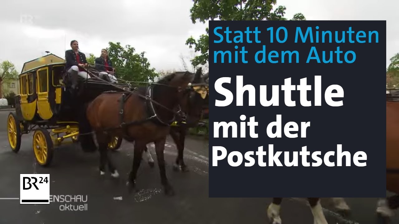 8 Kilometer in 1 Stunde: Mit der Postkutsche von Bad Kissingen nach Bad Bocklet | BR24