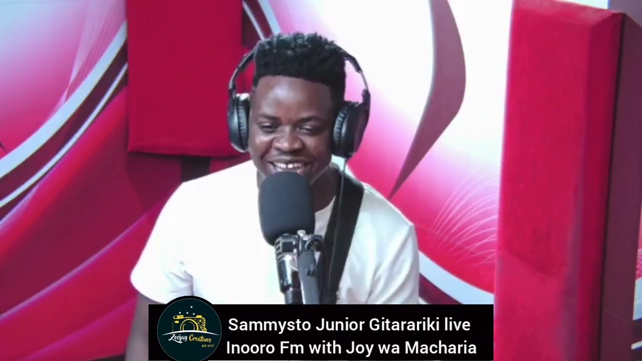 Sammysto Junior Gitarariki live at Inooro Fm with Joy Wa Macharia 