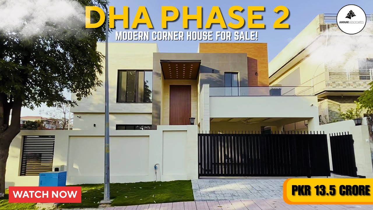 1 Kanal Modern Corner House For Sale In DHA Islamabad. #house #fyp #viral