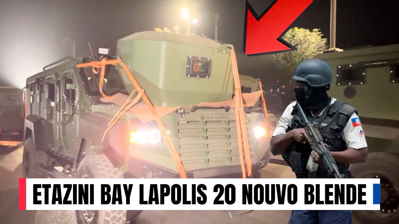 Bòn nouvèl! Etazini fenk bay Lapolis la 20 nouvo blende SOLID sa yo pou dechouke bandi #vivansanm yo