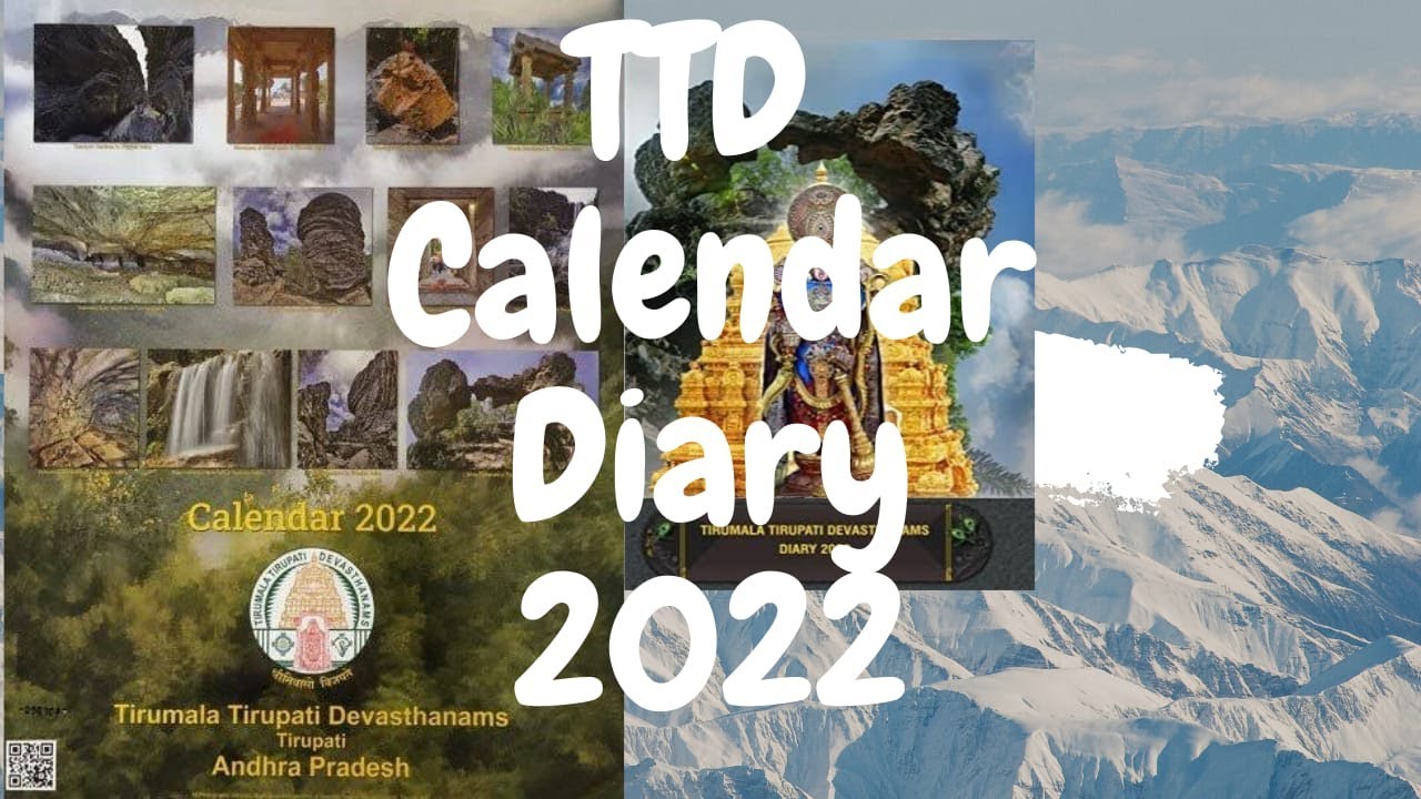 TTD Calendar& Diary 2022 | Ep- 5 | Tirumala 12 sheets Calendar Pictures &Diary #Ramanivlogs