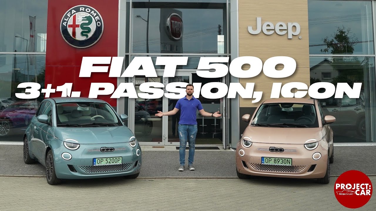 Fiat 500(500e) 3+1, La Prima, Icon, Passion - porównanie wersji (2021) | Test PL #25 | Project: CAR