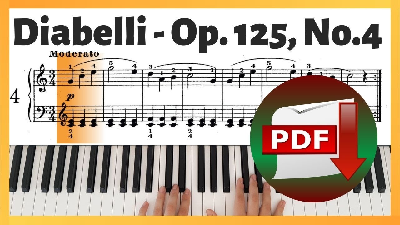 Diabelli - Op. 125, No. 4 