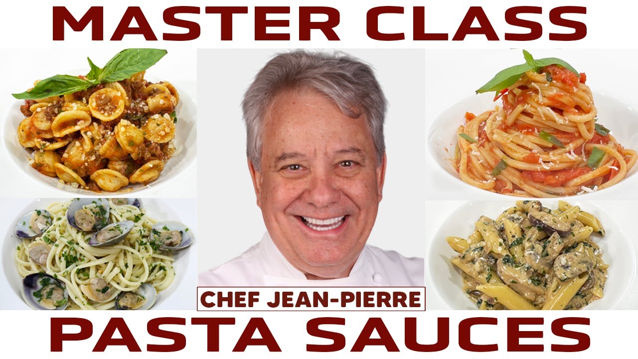 PASTA SAUCE MASTER CLASS: How to Make 5 Classic Pasta Sauces like a Chef