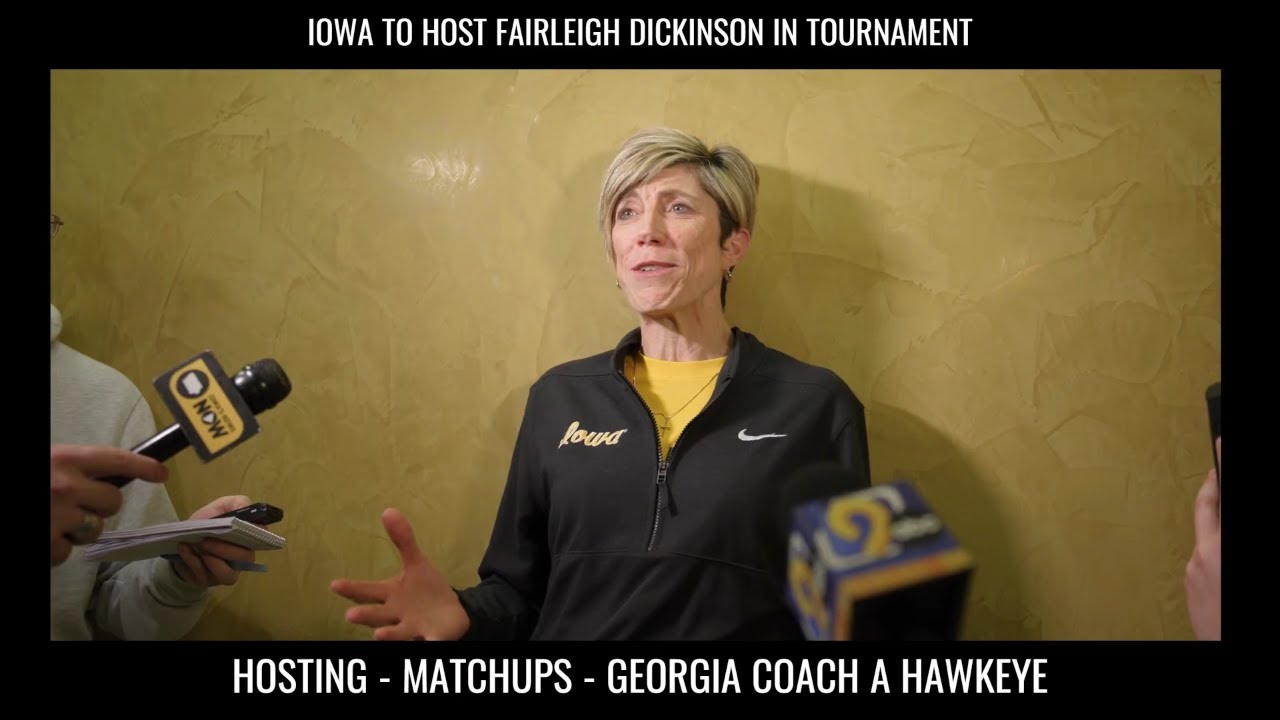 Команда Iowa Hawkeyes принимает первый раунд баскетбольного турнира.