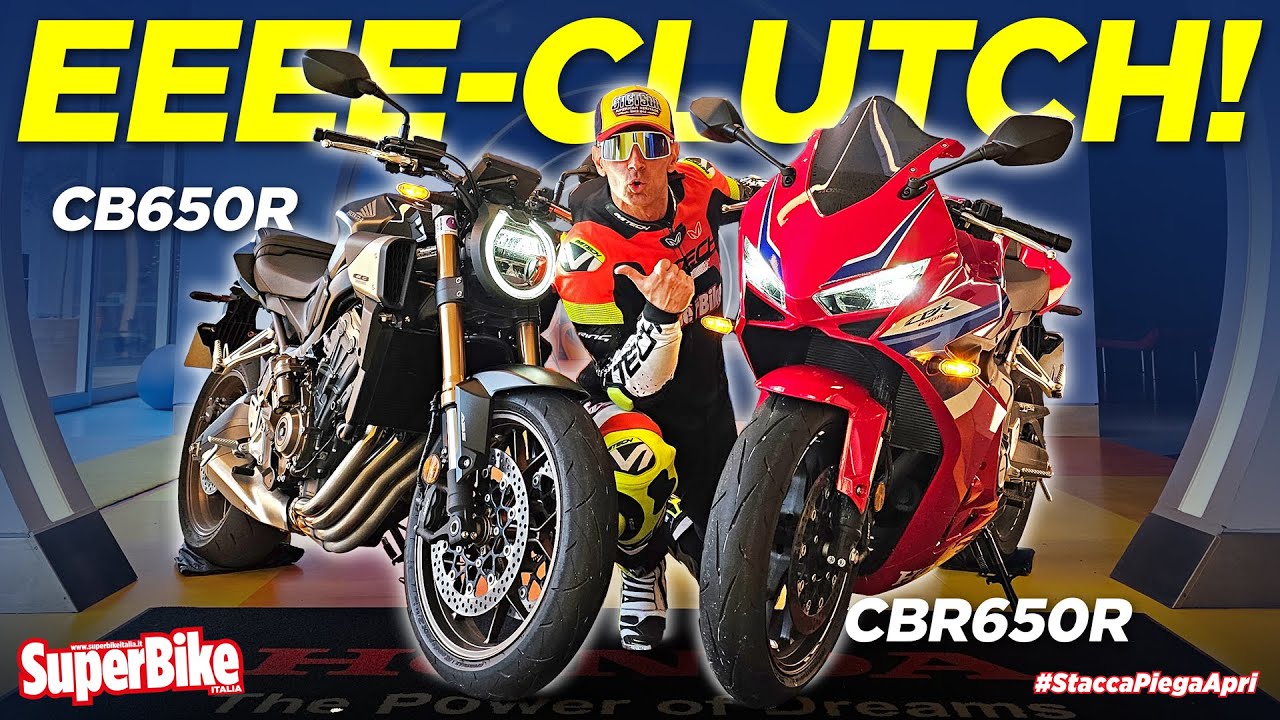 E-CLUTCH: COME DIAVOLO FUNZIONA? Honda CB650R e CBR650R: la prova con la nuova frizione elettronica