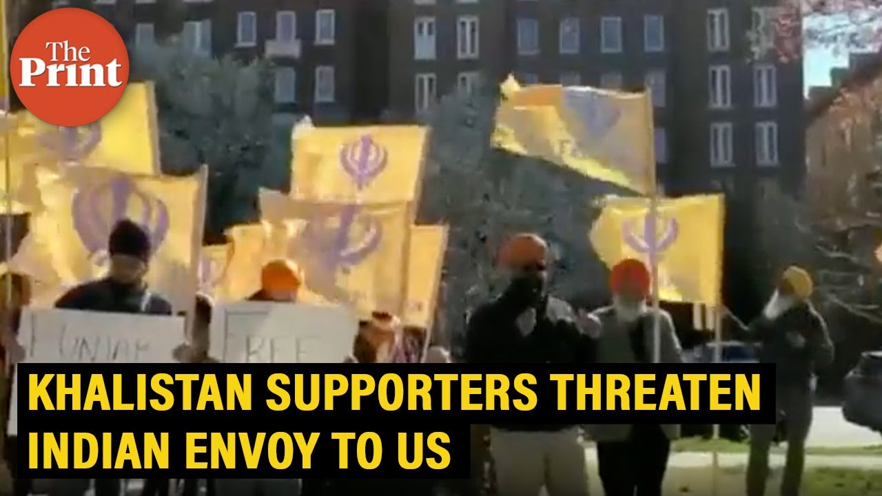 Khalistan supporters threaten Indian envoy to US & embassy staff in Washington DC