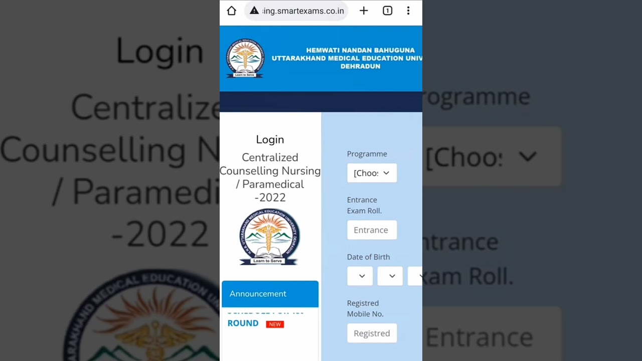 uttarakhand anm gnm paramedical bsc nursing counseling 2022#himanijoshi #hnbumu university 2022