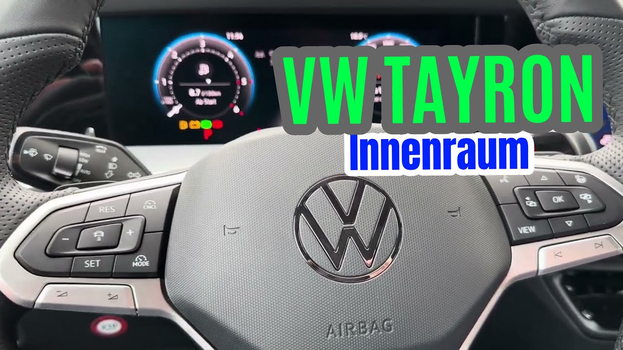 VW Tayron R-Line: Innenraum & Ausstattung komplett erklärt! Neues Bedienkonzept Fahrerlebnisschalter