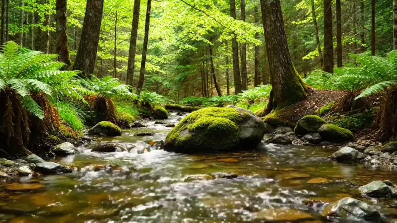 Spa Ambience: Relaxing Nature Sounds, Soft Forest Sounds, and Singing Bird Sounds