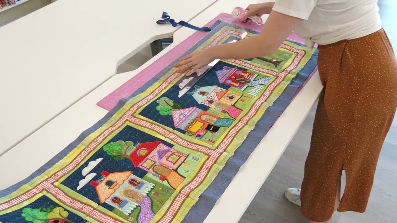 How to Embroider a Houses Quilt - Neighbourhood  Blocks and Quilt Sew-Along