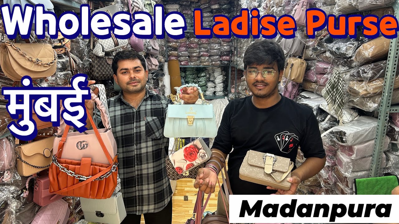 Mumbai ki sabse sasti wholesale bag  market stating 120😱 2024|| Byculla Madanpura wholesale bags