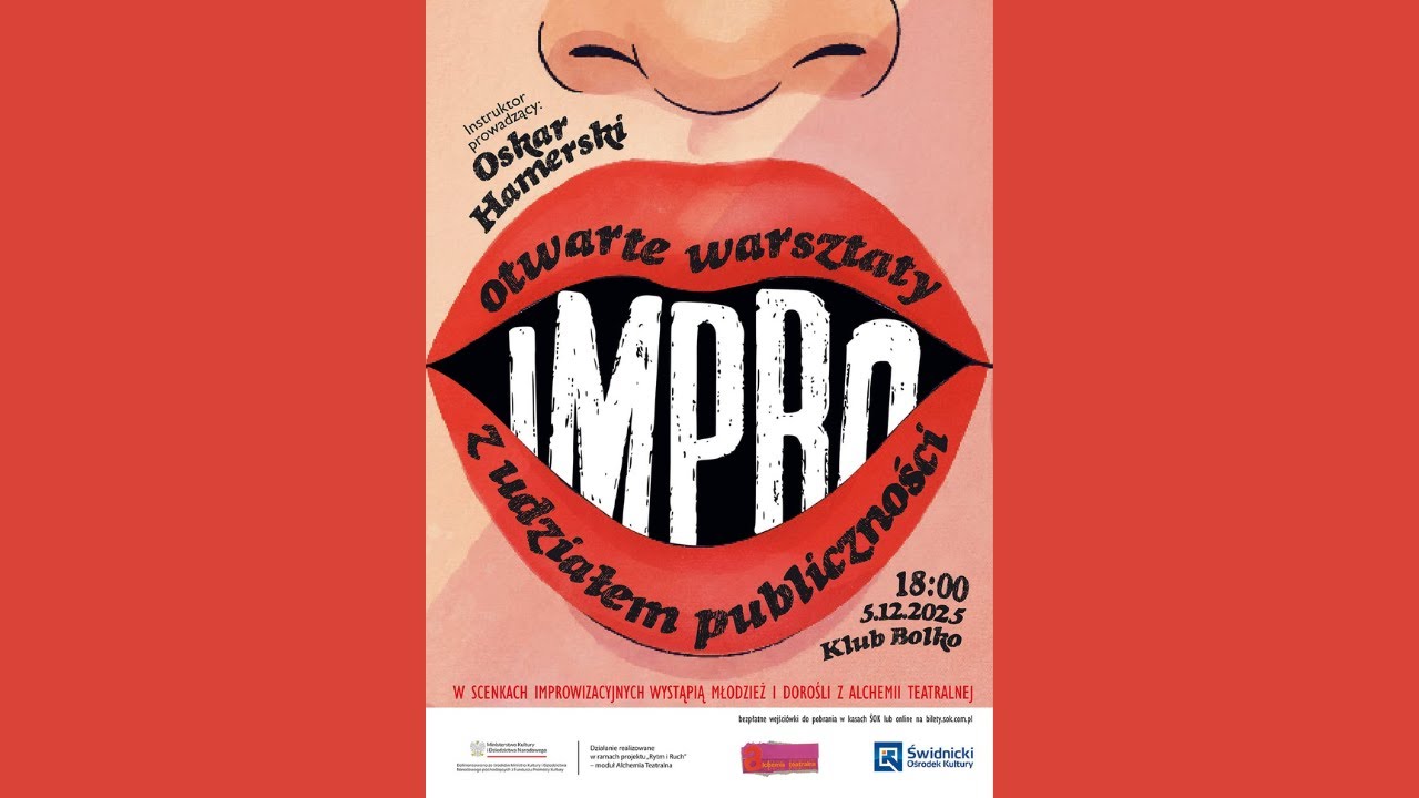 „IMPRO” otwarte warsztaty z udz. publiczności frag.- projekt 