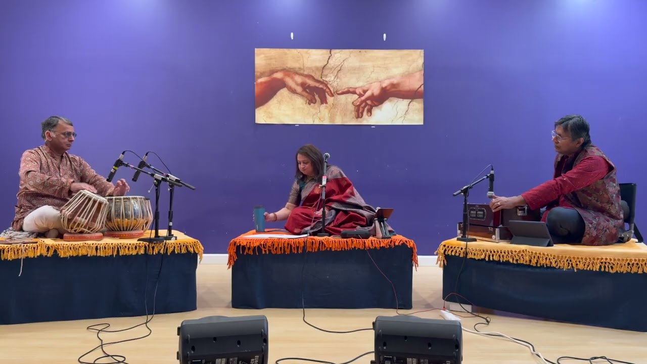Beautiful ghazal written by Anjum Rehbar composed by Ustad Ghulam Abbas Khan Sung by Rasika Joshi