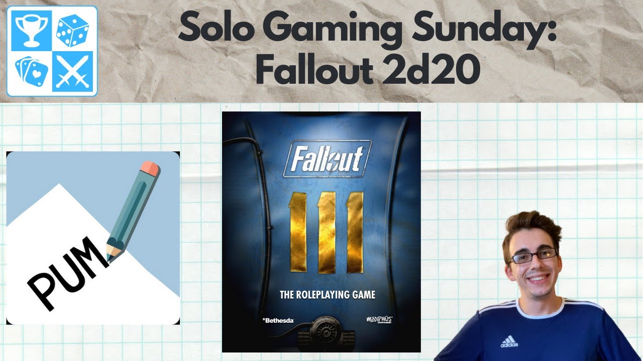 The plot unfolds! Fallout 2d20 + Plot Unfolding Machine [Solo Gaming Sunday]