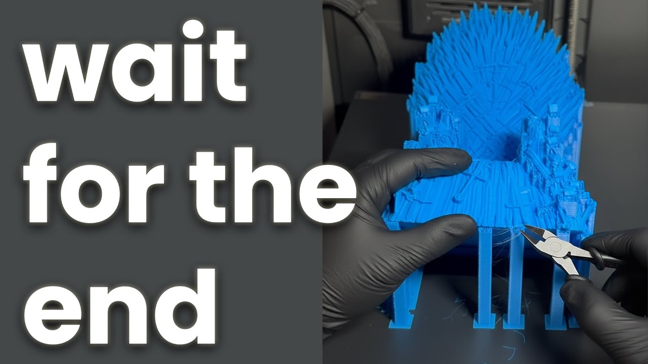 RELAXING VIDEO ASMR NO TALKING Support Removal 3d Printing