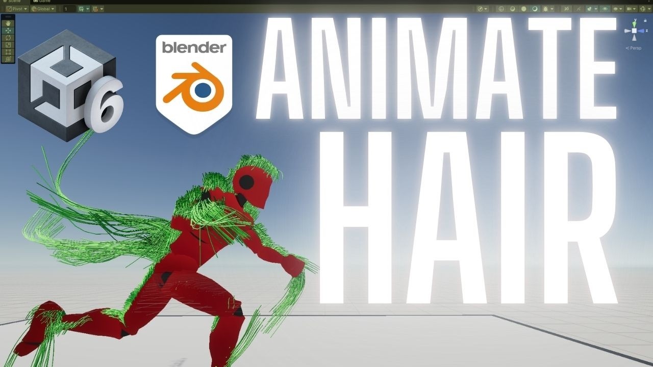 Animate Blender Hair in Unity (Easy)