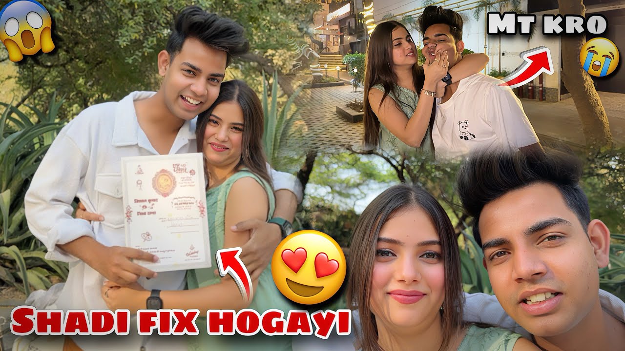 SHADI FIX HOGAYI 😍❤️ || ABID KO PARESHAN KAR DIYA 😂 || NITISHA 09