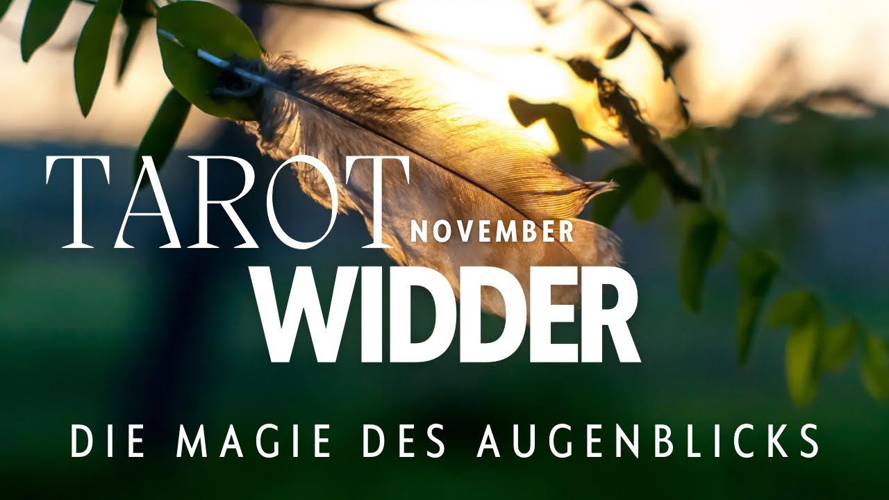 WIDDER - NOVEMBER ♈️ Bist du bereit die Schönheit des Wandels zu umarmen? Liebe ist frei ♥️