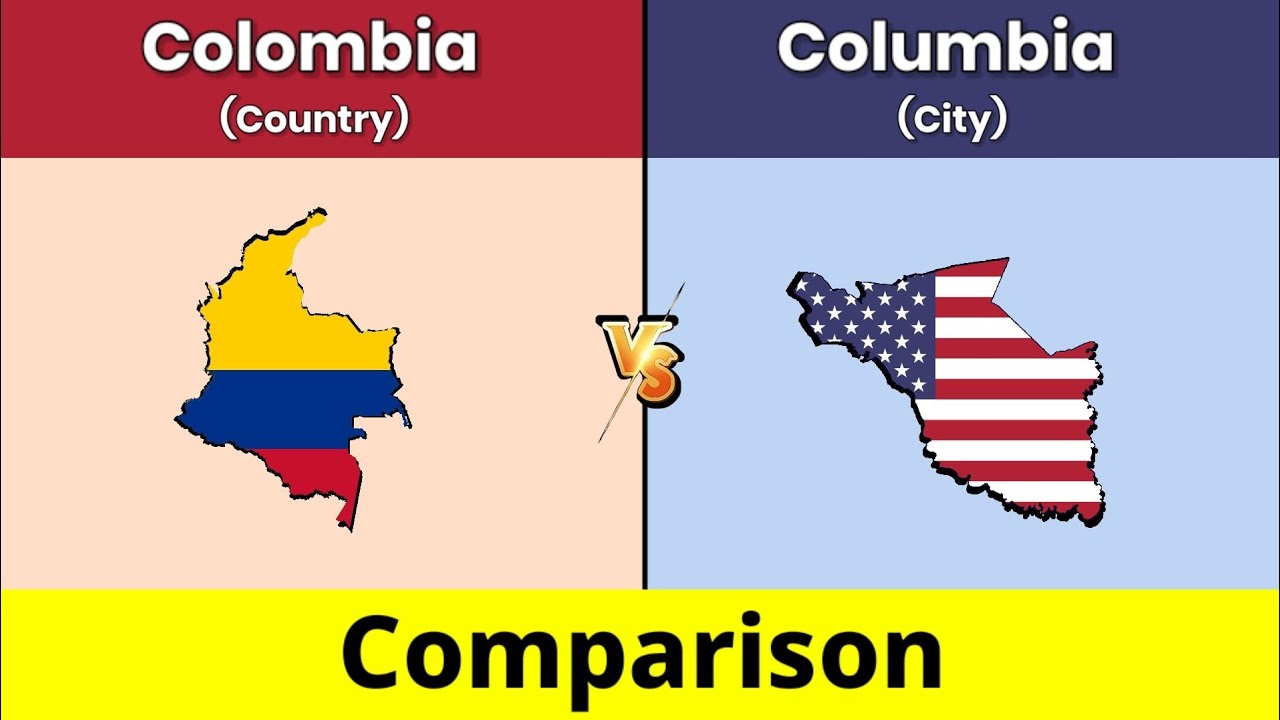 Colombia Country vs Columbia City | Columbia City vs Colombia Country | Comparison | Data Duck