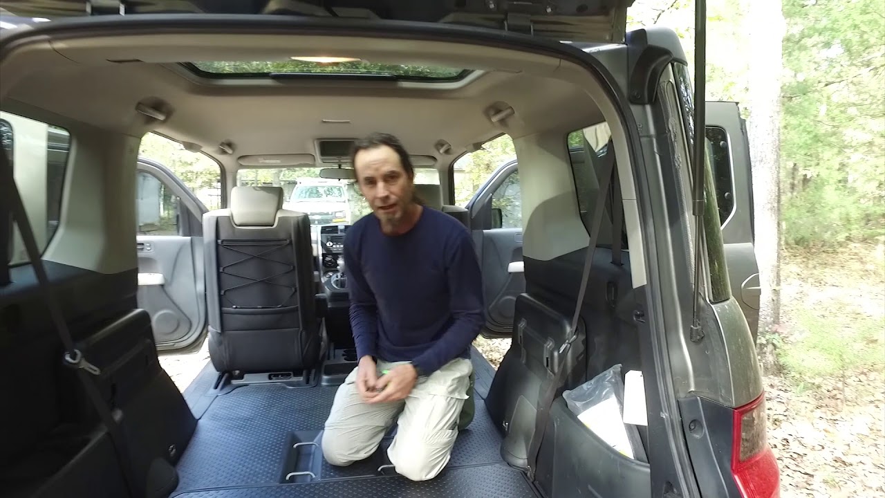 INTERIOR MEASUREMENTS Honda ELEMENT Camper - MotELEMENT