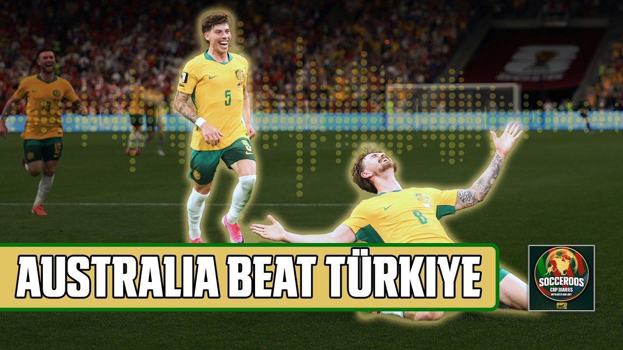AUSTRALIA BEAT T&Uuml;RKIYE! | ESPN's Socceroos Cup Diaries - June 14 #fifaworldcup  #worldcup