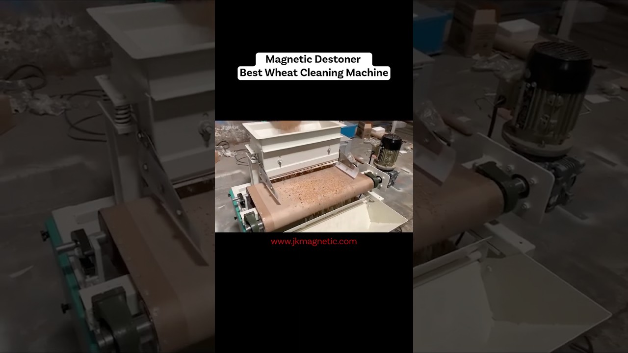 Wheat Cleaning Machine - Magnetic Destoner | Magnetic Separator Machine | Jaykrishna Magnetics
