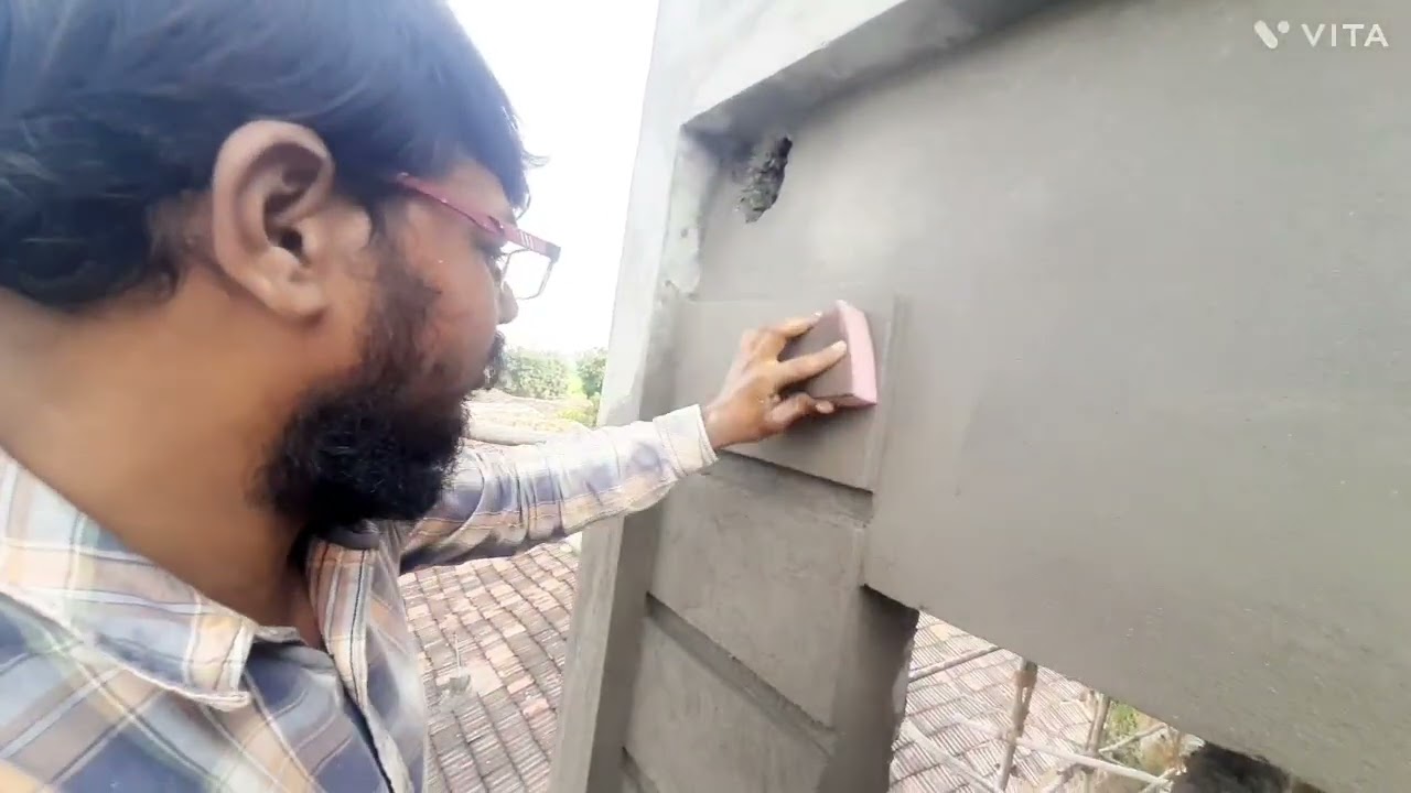 double coat plaster kaise karte hain dekhiae video