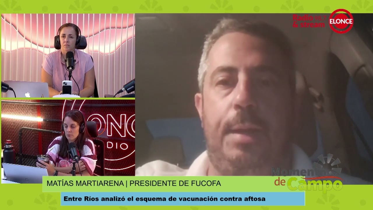 Matías Martiarena, presidente de FUCOFA- Productores analizaron cambios en vacunación contra aftosa