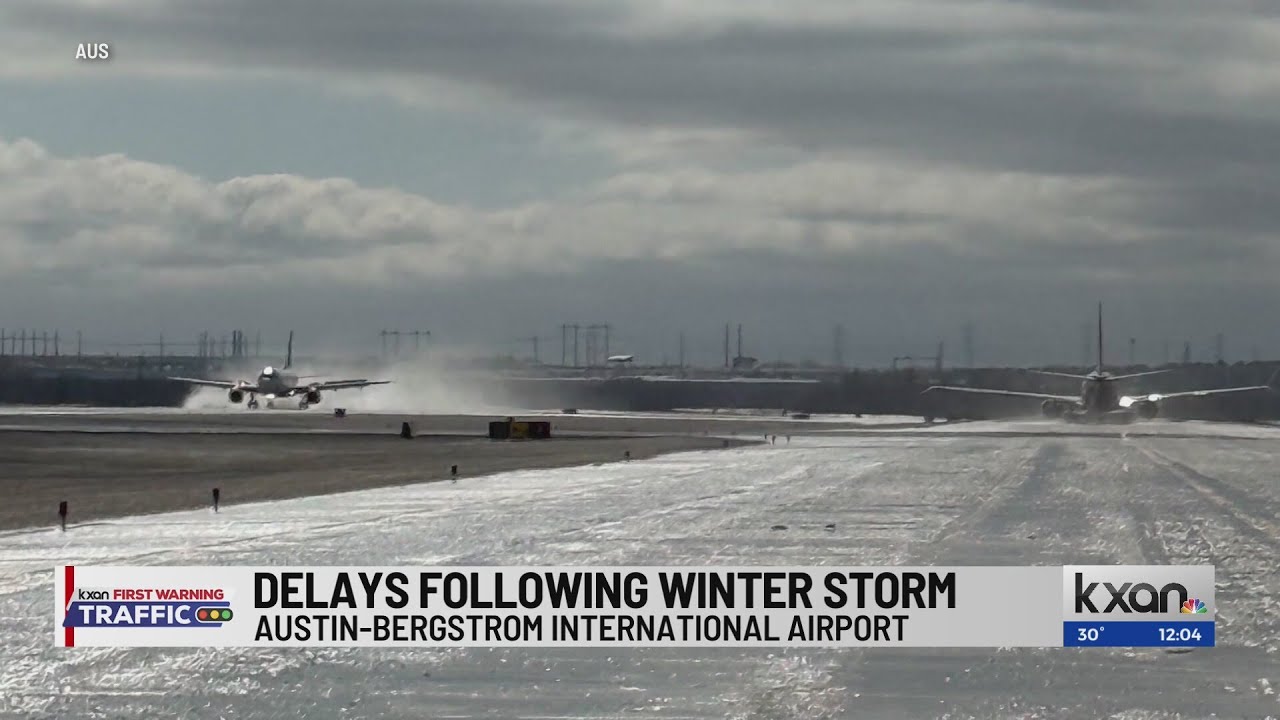 Air travel delays continue across Texas after weekend winter storm