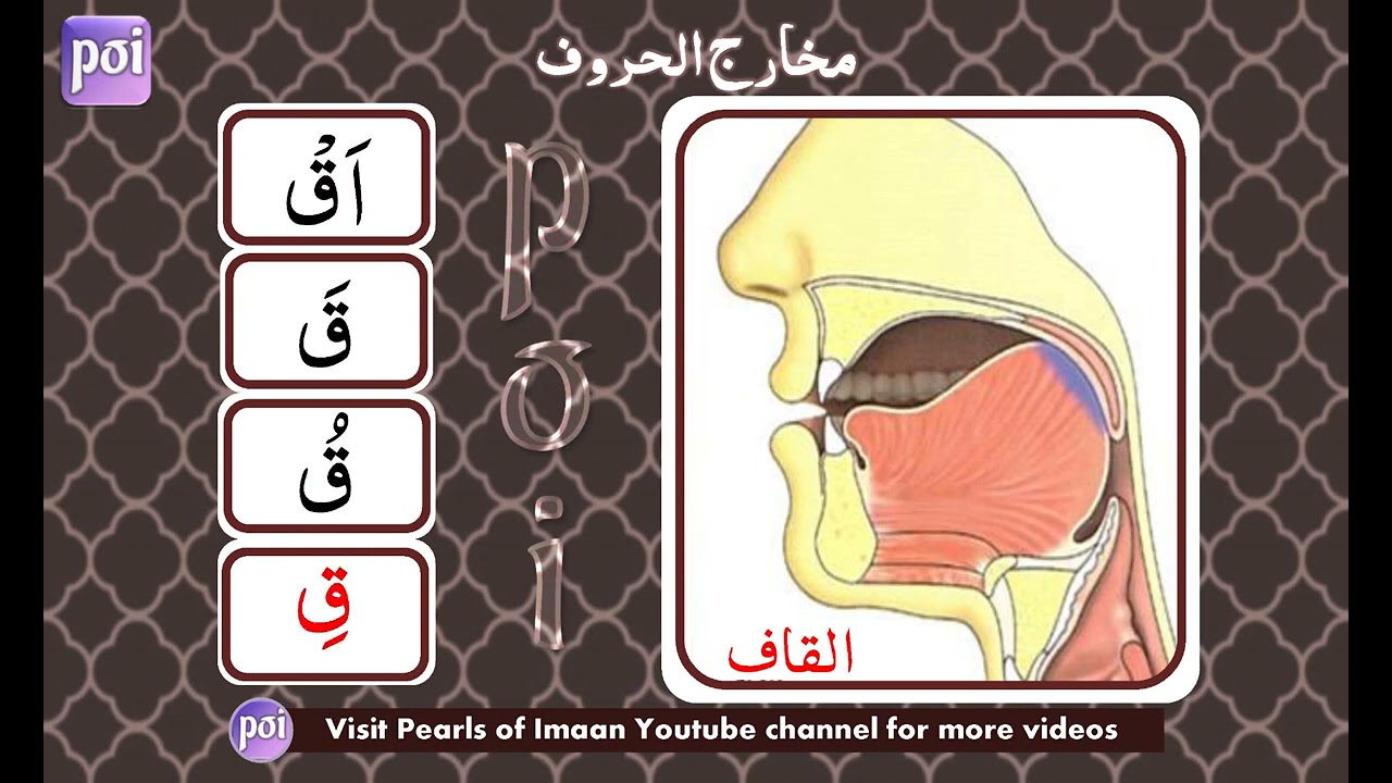 21. Makhārij Al Hurūf | Makhraj of Qāf ق | By Sheikh Ayman Rushdi Seweid