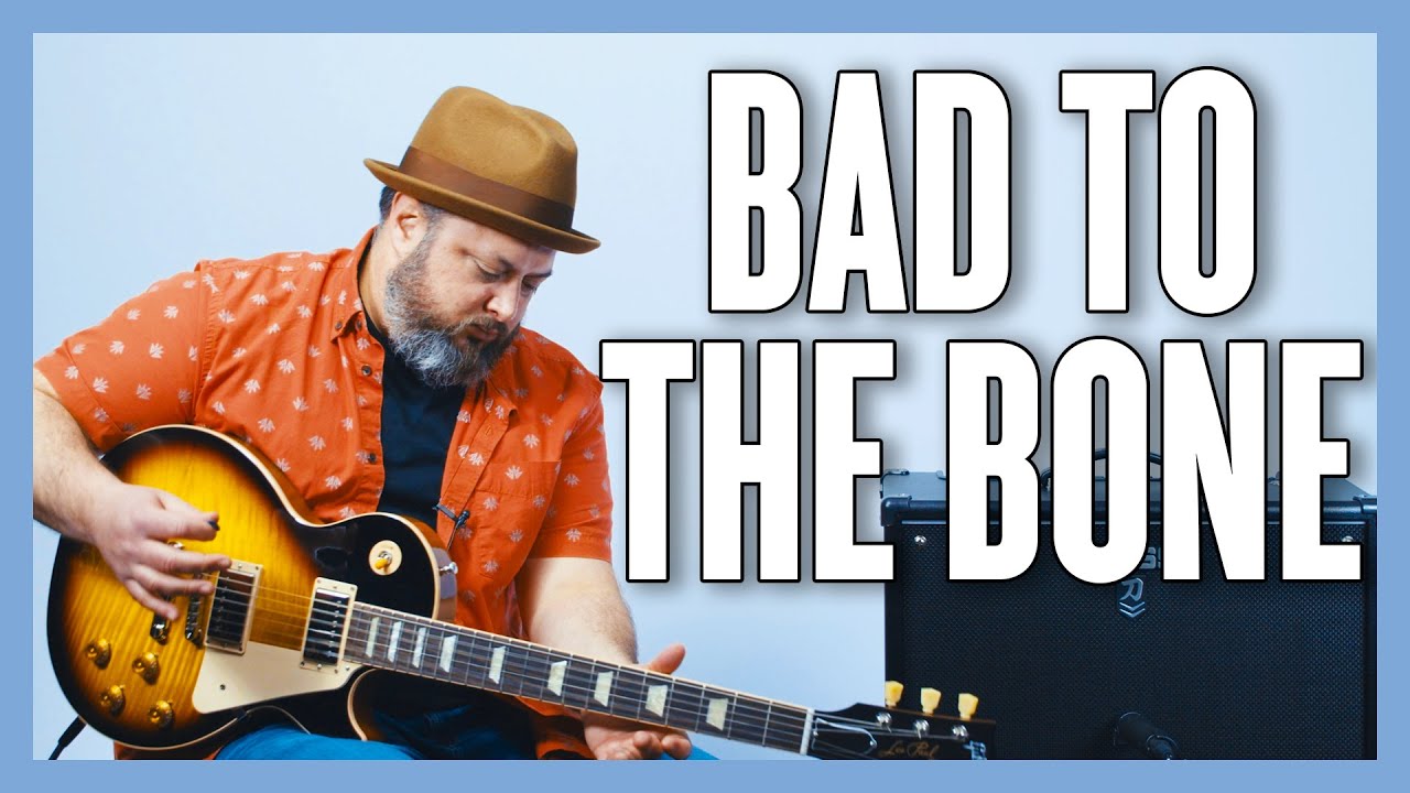Bad To The Bone Джордж Торогуд и The Destroyers: урок игры на гитаре + обучающее видео