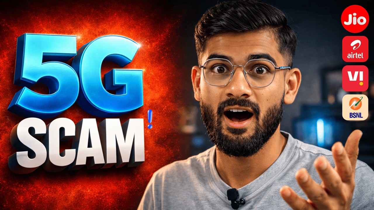 5G SCAM Exposed? 😱 Jio vs Airtel vs Vi vs BSNL &ndash; REAL 5G TRUTH 2026