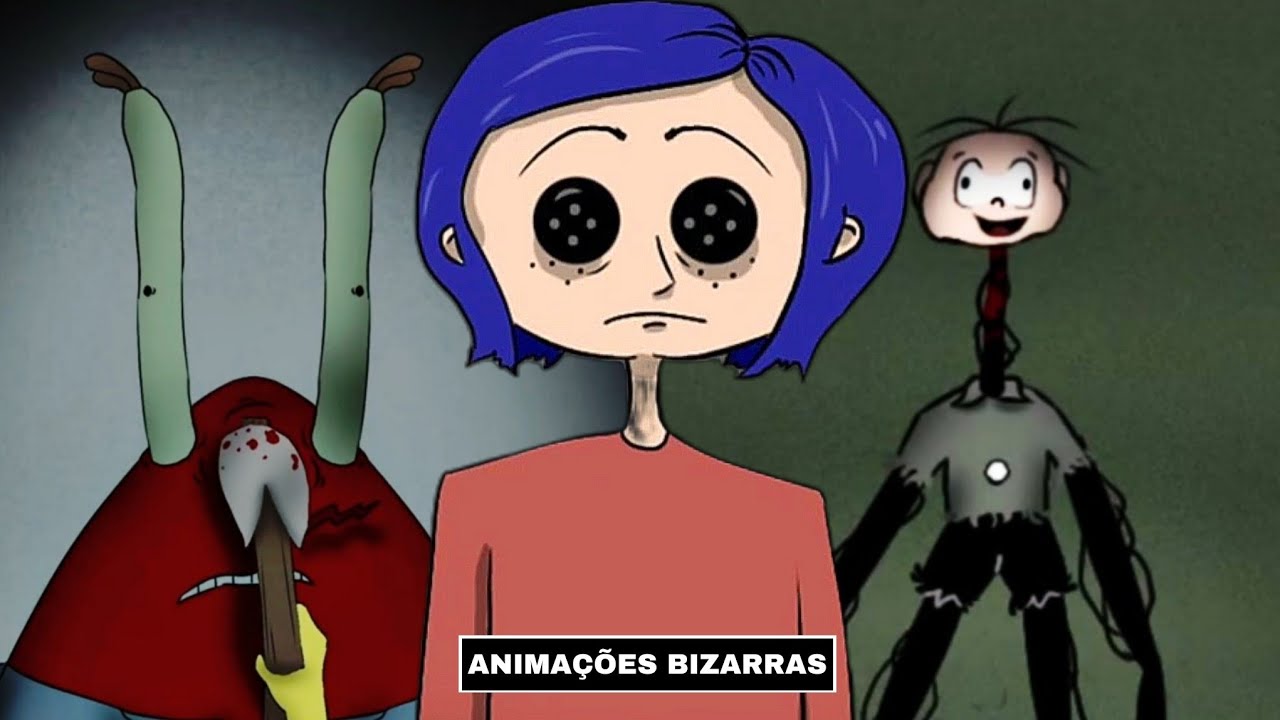VERSÕES BIZARRAS AU | Bob Esponja, Coraline e Turma da Mônica