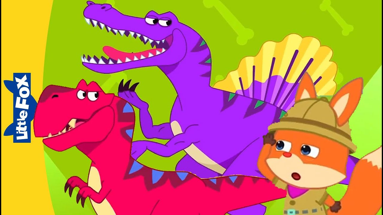 Dinosaurs Song | Hide-and-Seek with Dinosaurs | Kindergarten | Learning Songs for Kids